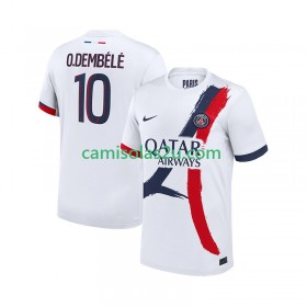 Camisolas de futebol Paris Saint-Germain Ousmane Dembele 10 Equipamento Alternativa 2025/26 Manga Curta